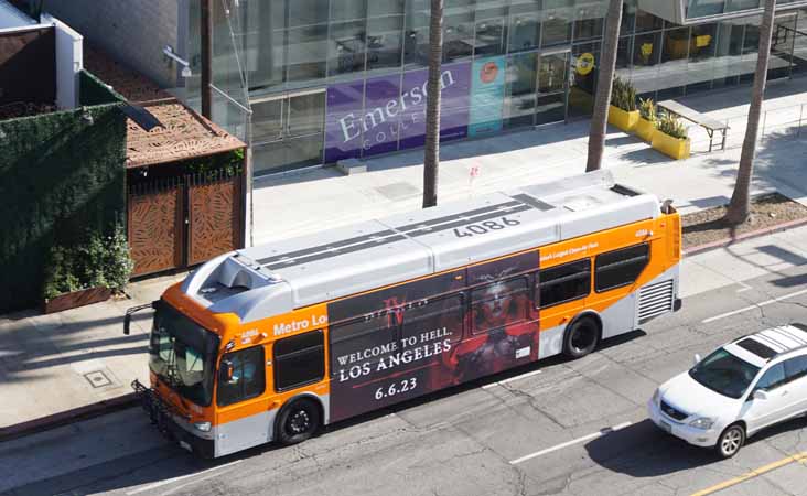 LA Metro New Flyer Xcelsior XN40 4086